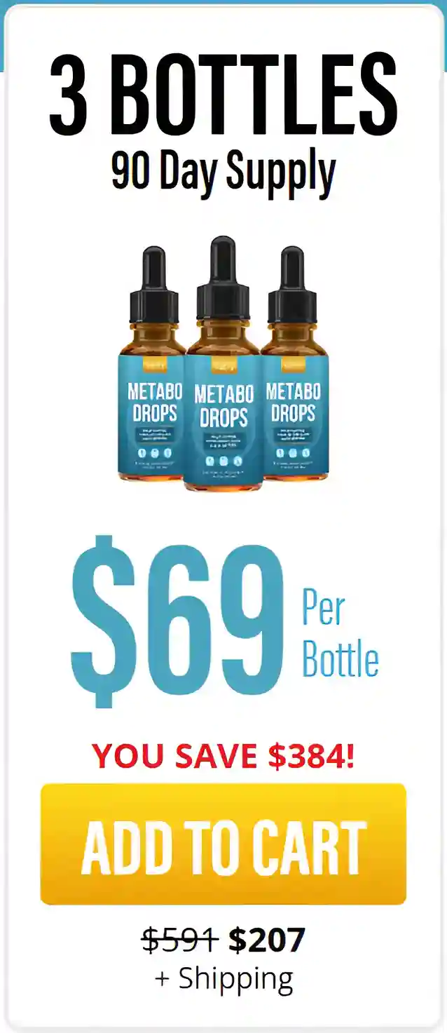 Metabo Drops - 3 Bottles Pricing